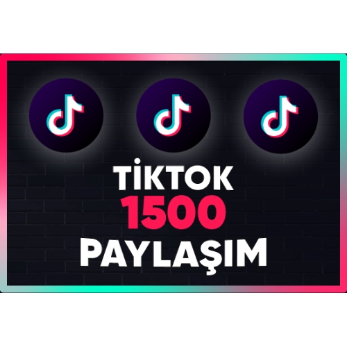  ⚡  GARANTİLİ  TİKTOK 1500 VİDEO PAYLAŞIM ⚡